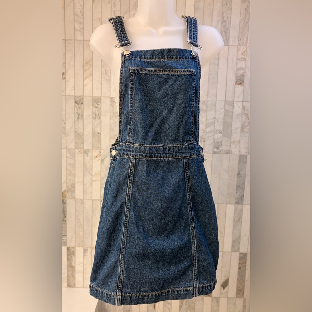 H&M Denim Overall Mini Dress